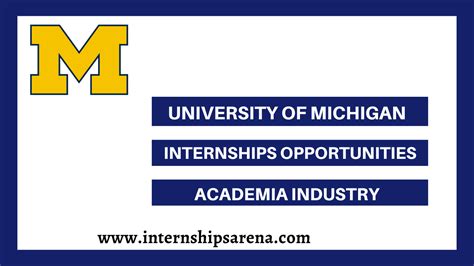 university of michigan internships