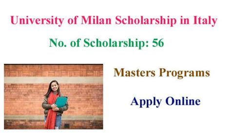 university of milan masters apply