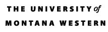 university of montana western online