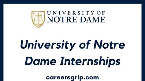 university of notre dame careers