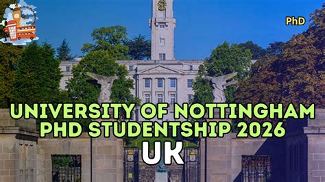 university of nottingham phd application