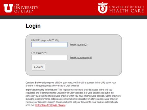 university of utah student login portal