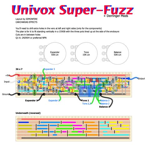 Guitar FX Layouts Univox Super Fuzz