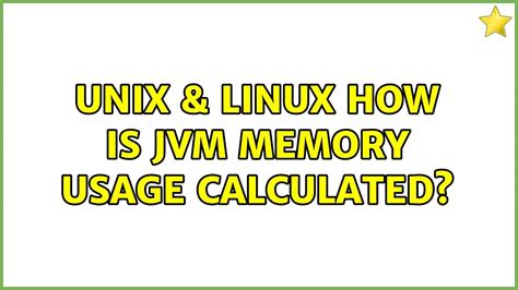 Unix Check Jvm Memory Usage