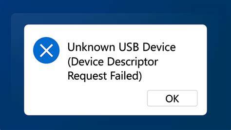 Unknown Usb Driver Error