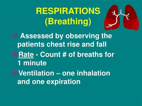 unlabored respirations