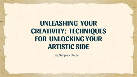 Unleashing Your Creative Side