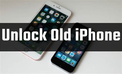 unlock an old iphone without passcode