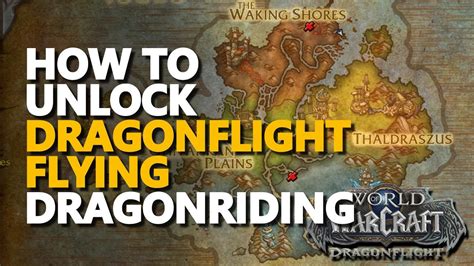 unlock flight in dragonflight