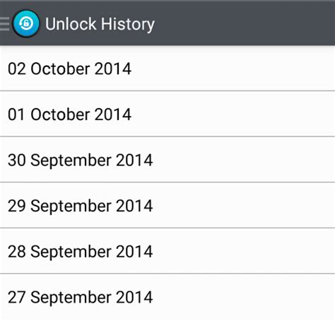 unlock history