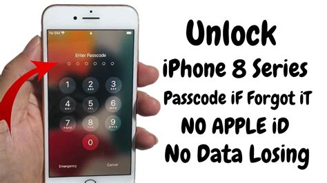 unlock iphone 8 without code
