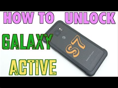 Unlock Network Galaxy S7 Active