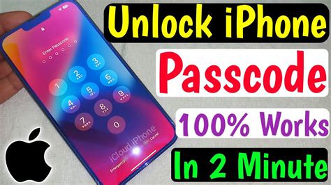 unlock old iphone forgotten passcode