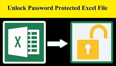 unlock password protected file excel