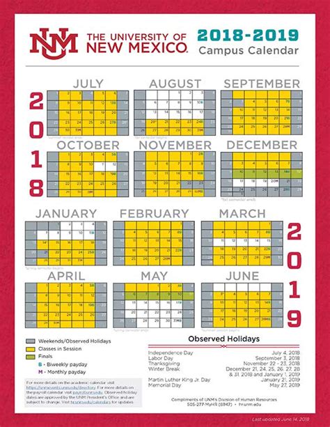 unm schedule 2024