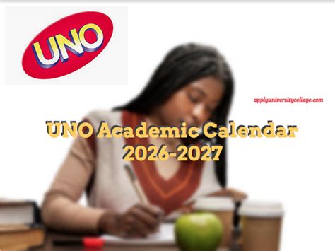 uno school calendar