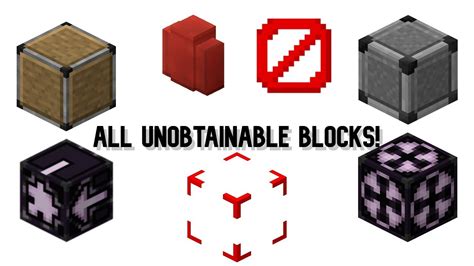 Unobtainable Items In Minecraft Command