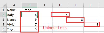 5 Ways Unlock Excel Cells