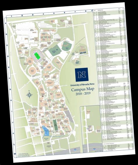unr reno campus map