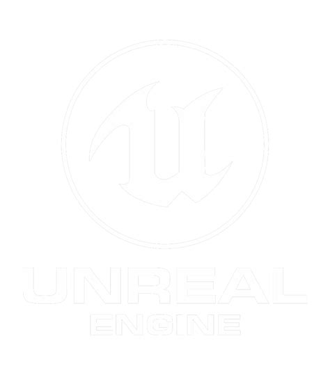 unreal engine logo white transparent