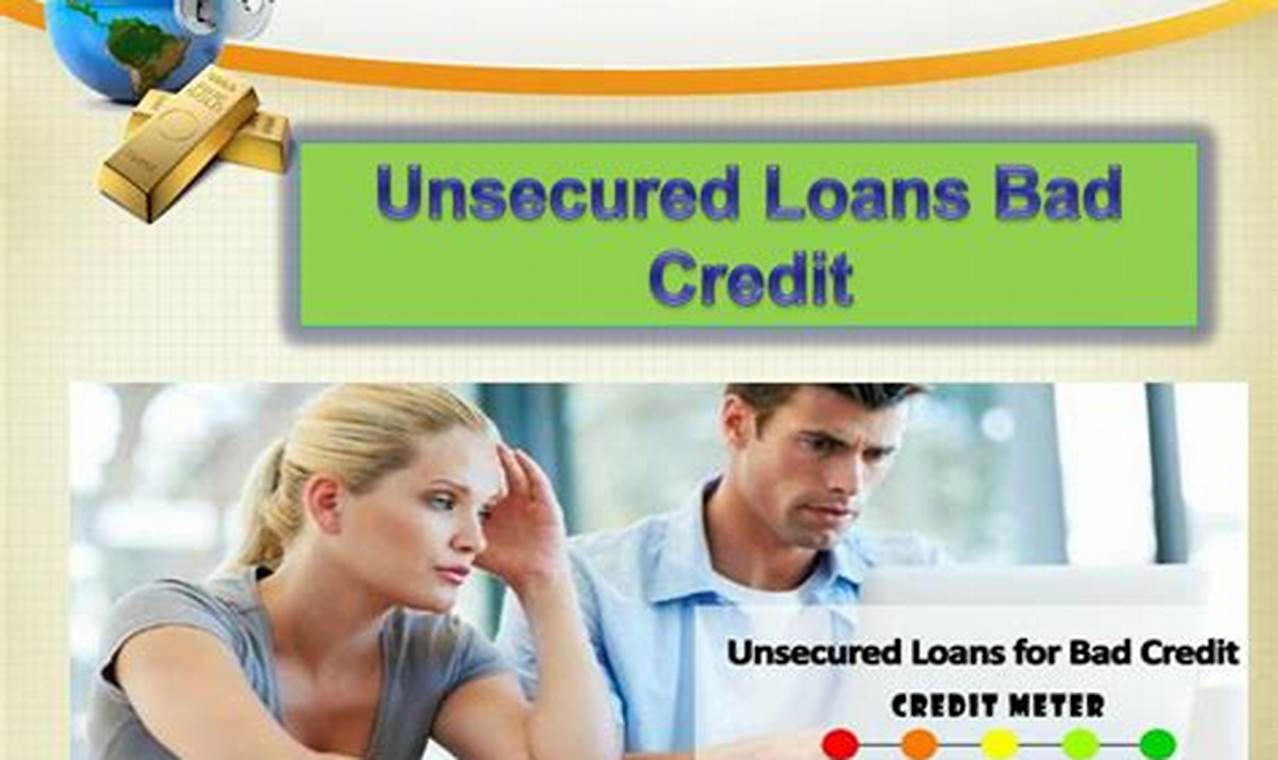 unsecured loans for bad credit