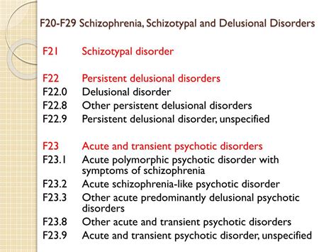 unspecified psychotic disorder icd code