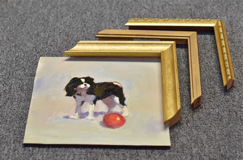 Unstretched Canvas In Picture Frame