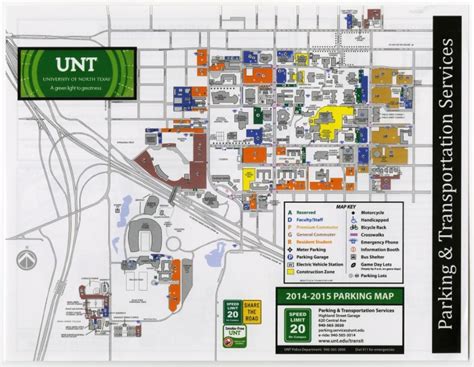 unt denton map