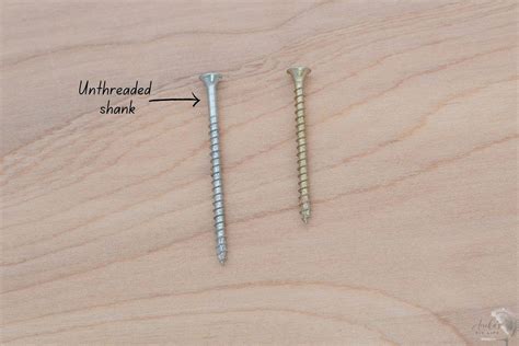 Unthreaded Shank