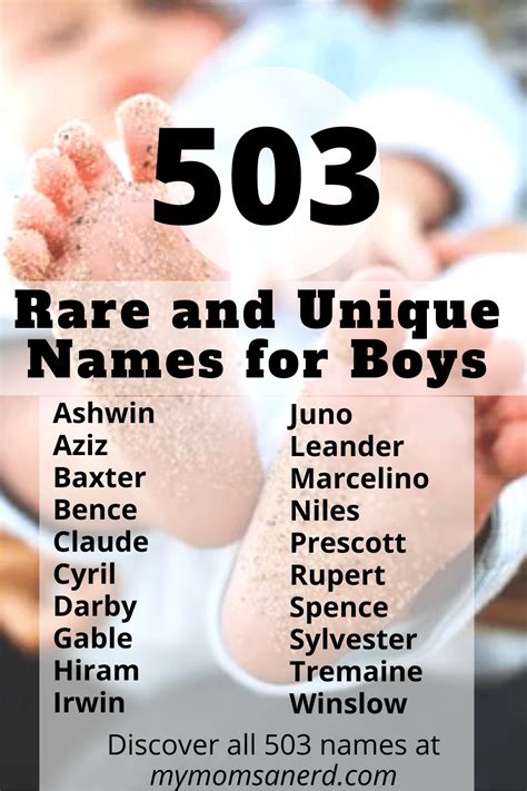Unused Boy Names