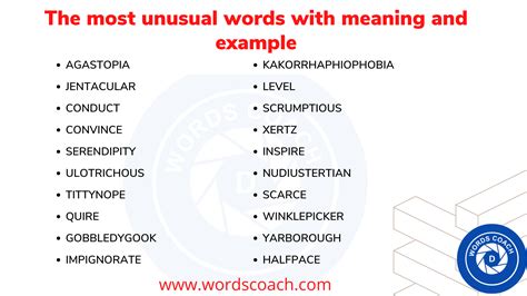 unusual meaning in english with example