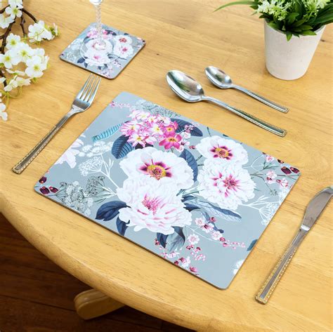 unusual placemats and coasters