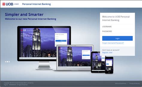 uob personal banking website