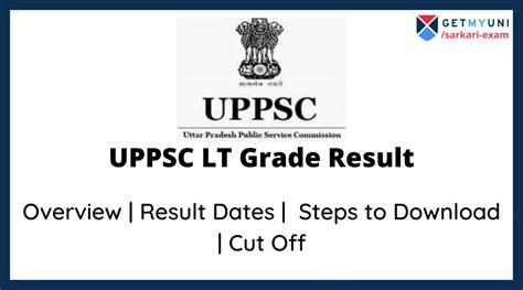 up lt grade result update