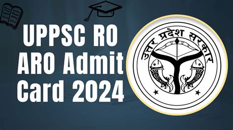 up ro aro admit card 2024