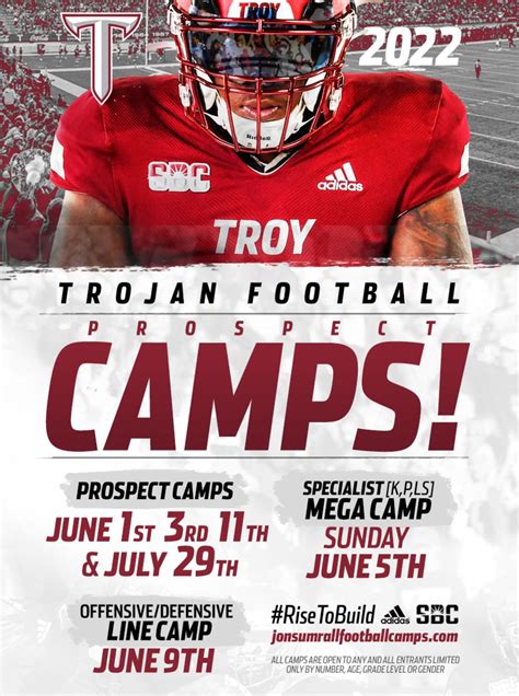 upcoming college football camps
