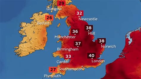 upcoming heatwave in the uk