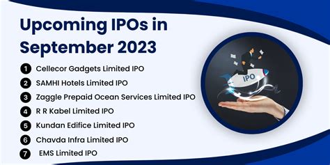 upcoming ipo in september 2023