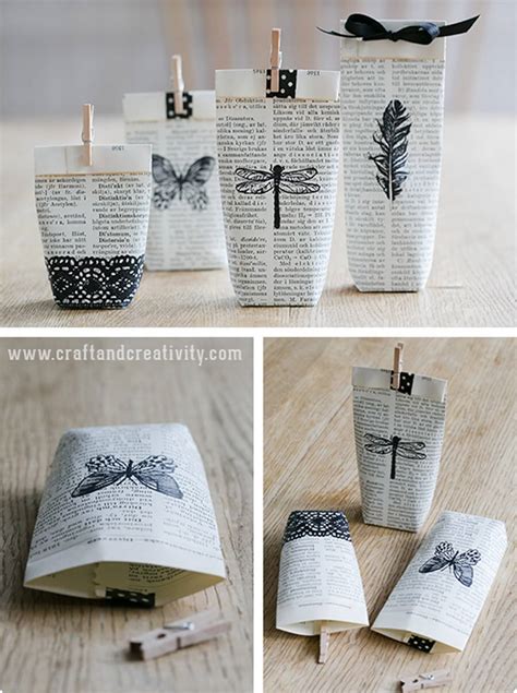 old books upcycled