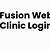 update fusion web clinic login