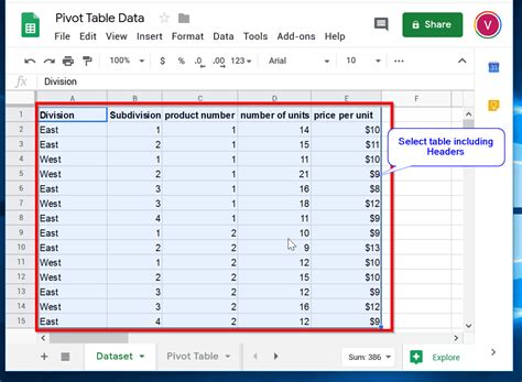 Vincent's Reviews How to Use Pivot Tables in Google Sheets