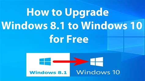 update 8.1 to windows 10 free