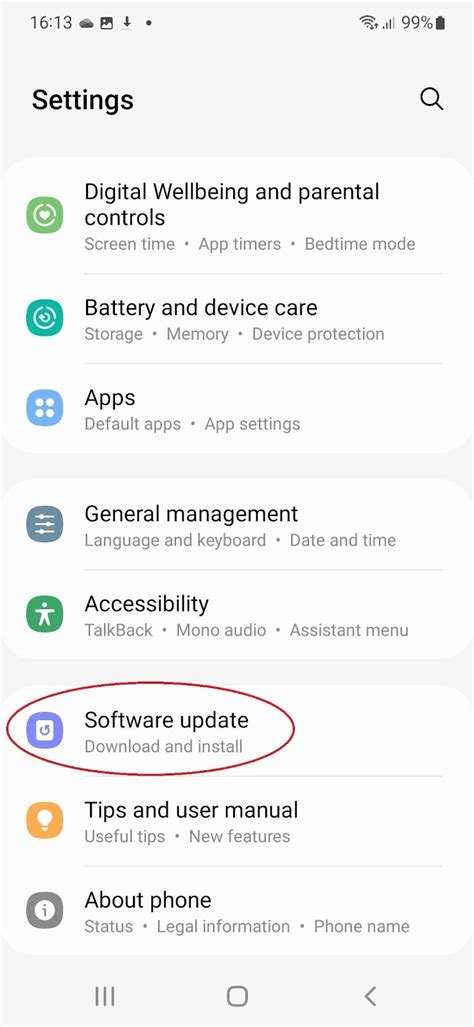 Cara update Android 13 di HP Realme secara manual