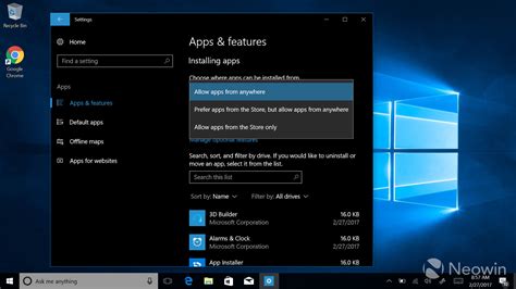 update apps windows 10 settings