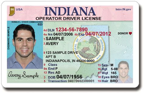update drivers license online indiana