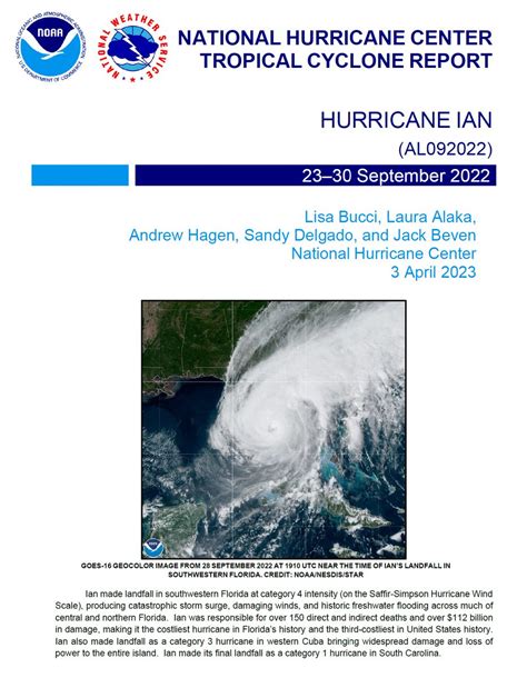update from the national hurricane center