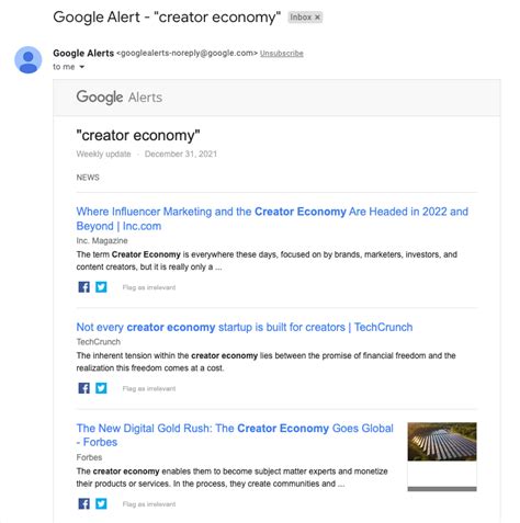 update google news alerts
