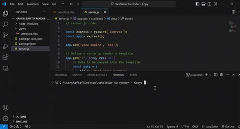 Update Handlebars Template With New Data