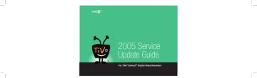 Update Tivo Guide Manually