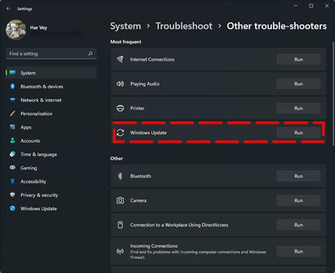 update troubleshooter windows 11